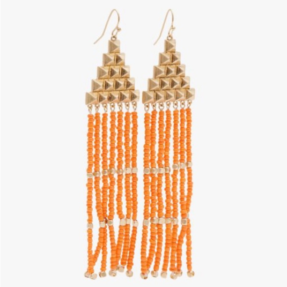 ALLSAINTS Pyramid Bead Earrings